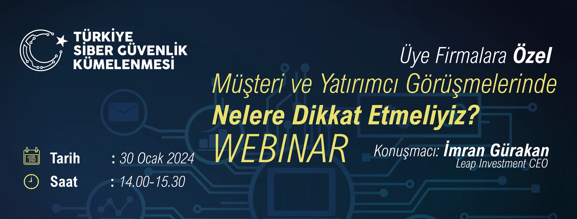 ÜYELERİMİZE ÖZEL WEBINAR