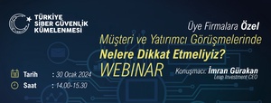 SPECIAL WEBINAR FOR OUR MEMBERS