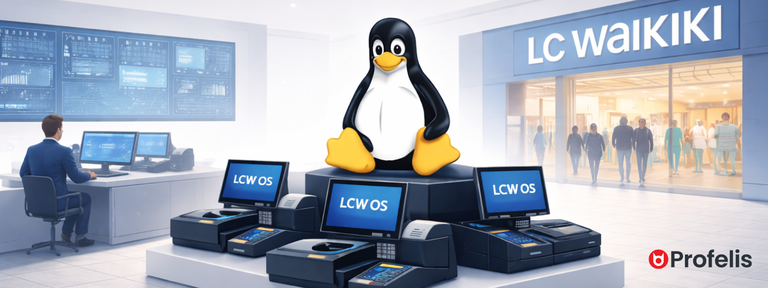 LC WAIKIKI’DEN AÇIK KAYNAK HAMLESİ: 8.000’DEN FAZLA YAZAR KASA LINUX’A GEÇİYOR