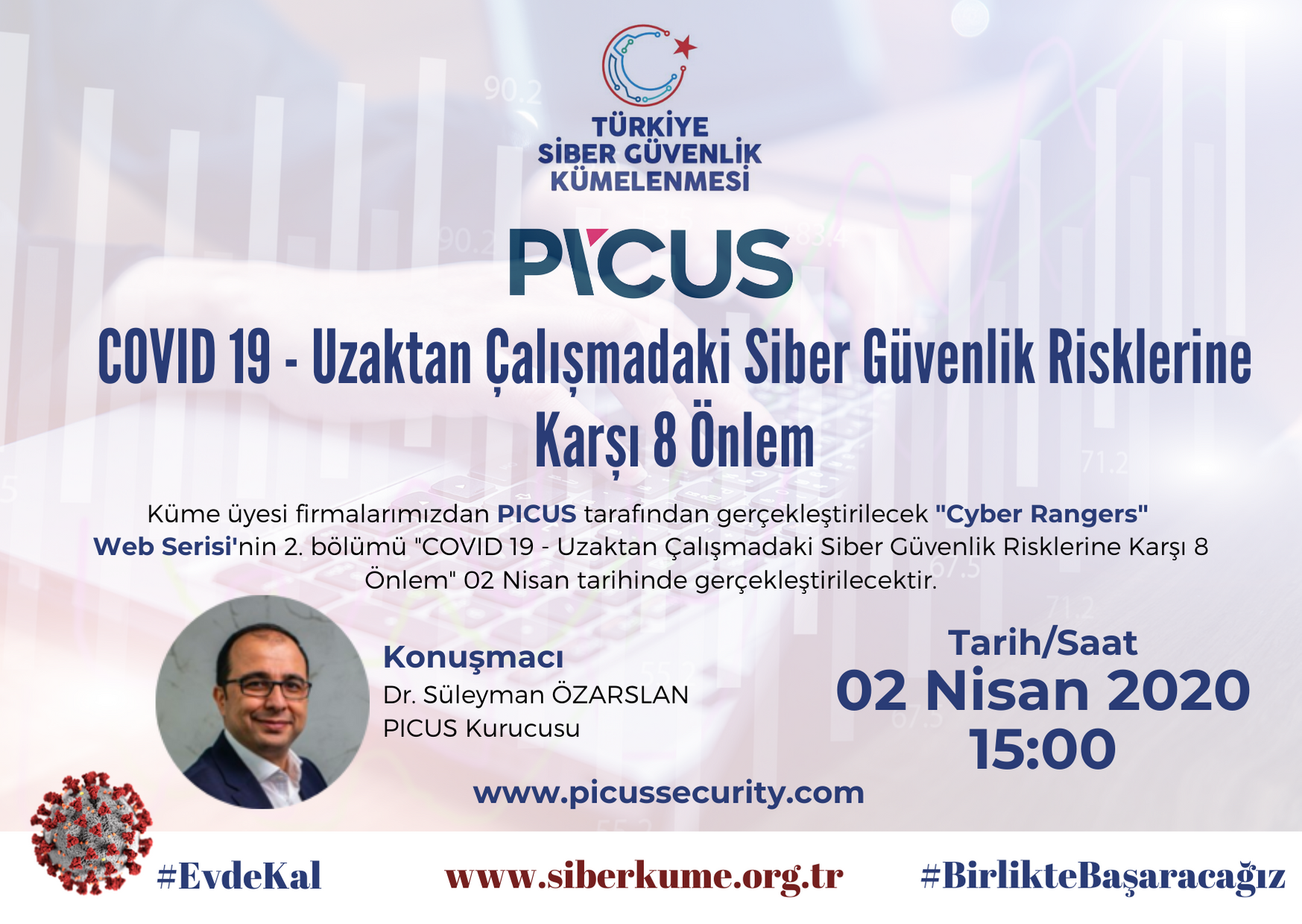 WEB SERİSİ- COVID 19 - Uzaktan Çalışmadaki Siber Güvenlik Risklerine Karşı 8 Önlem