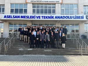 WE GIVEN A CYBER SECURITY CONFERENCE TO ASELSAN VOCATIONAL AND TECHNICAL ANATOLIAN HIGH SCHOOL STUDENTS