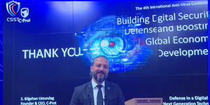 C-Prot CEO S. Bilgehan Üstündağ spoke at the "Cyber Security Summit" held for the 4th time this year in the People's Republic of China