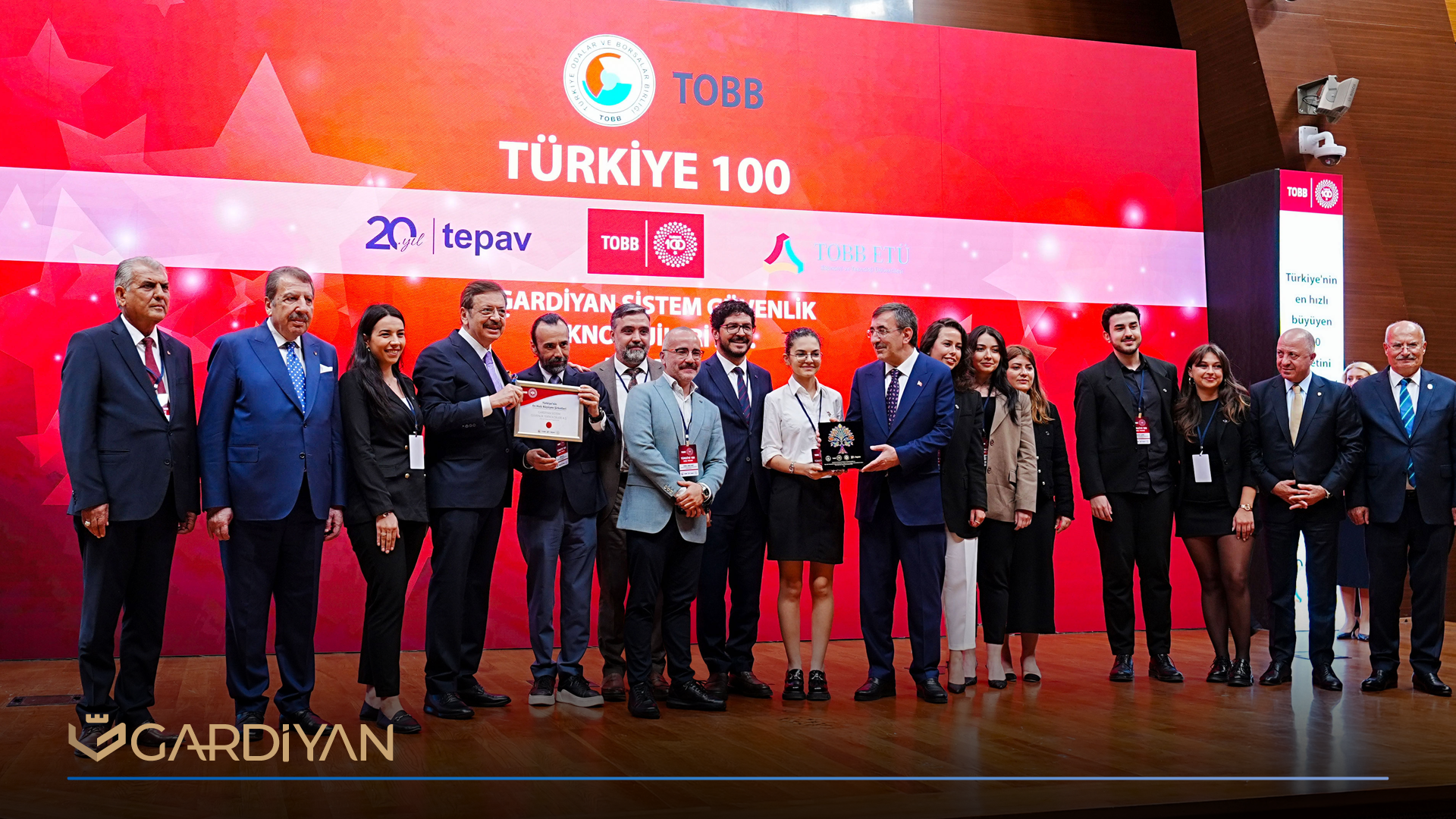 GARDİYAN, TÜRKİYE'NİN EN HIZLI BÜYÜYEN 100 ŞİRKETİ ARASINDA 4. SIRADA!