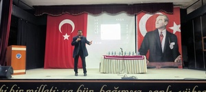 SİBER KÜME LİSE ÖĞRENCİLERİNE SİBER GÜVENLİK FARKINDALIK KONFERANSI VERDİ - 1
