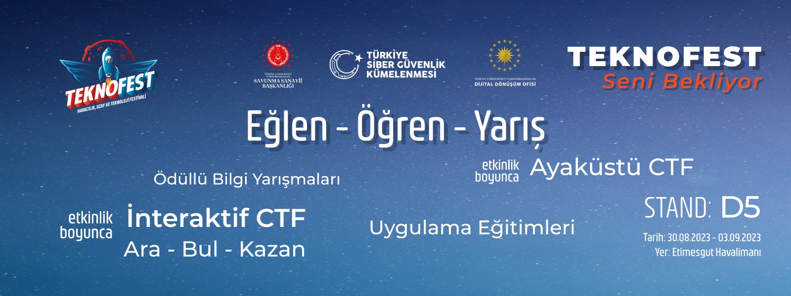 HERKESİ TEKNOFEST'E BEKLİYORUZ