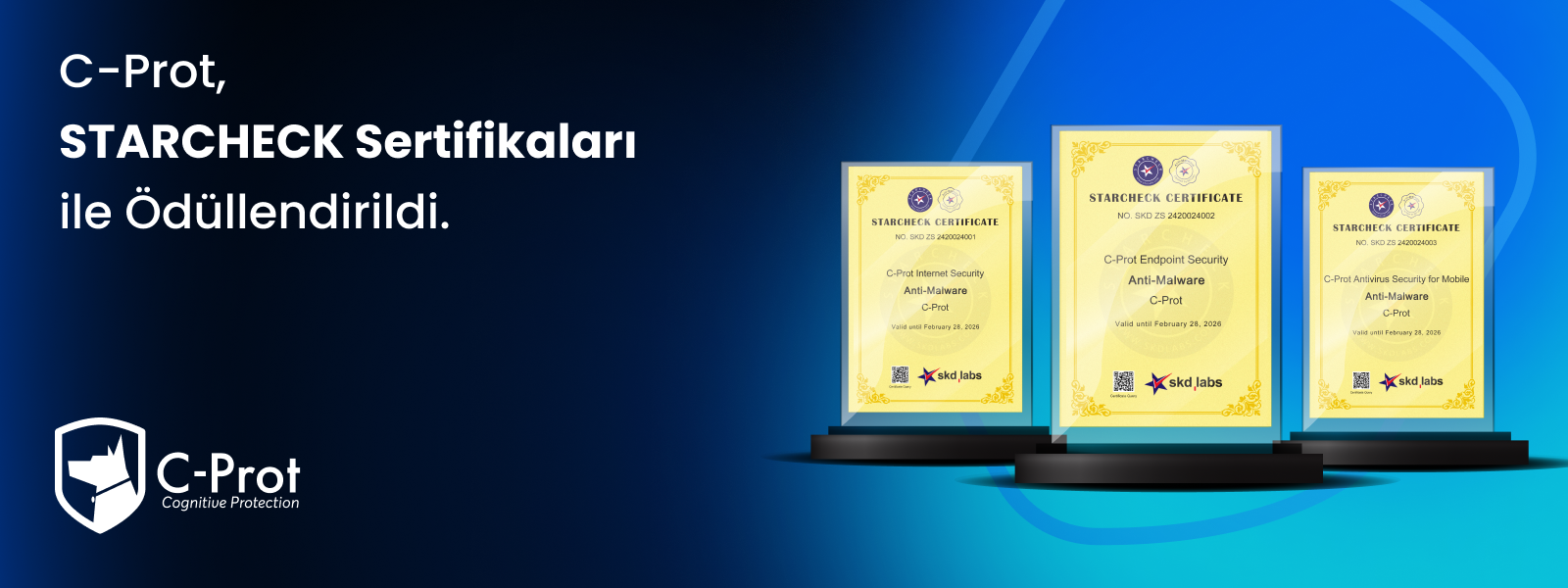 C-PROT, 5. DEFA "STARCHECK" SERTİFİKALARI İLE ÖDÜLLENDİRİLDİ