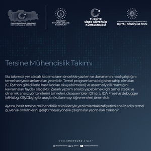 TÜRKİYE SİBER GÜVENLİK KÜMELENMESİ DİKEY UZMANLIK EĞİTİMLERİ TAKIMLAR - 4