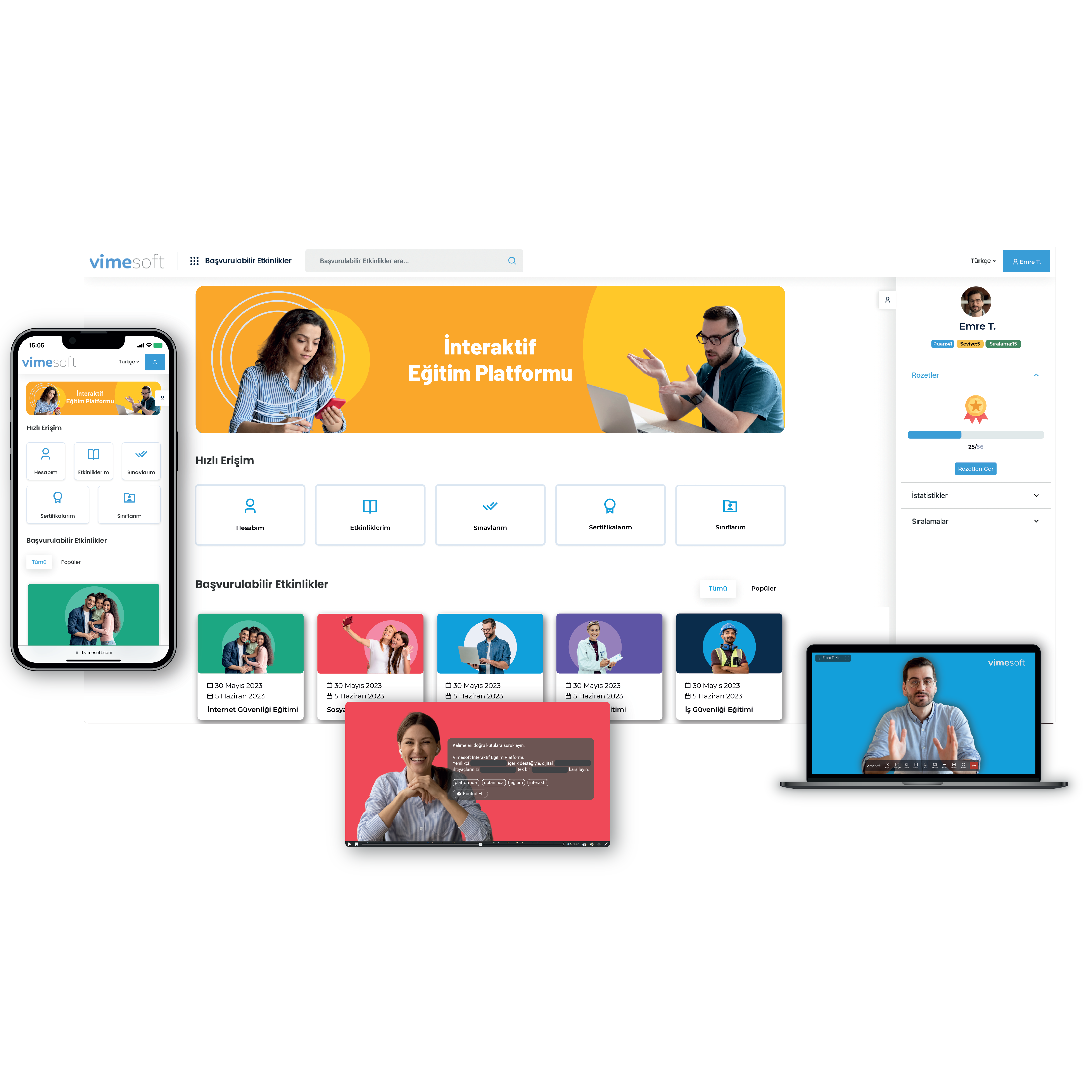 VİMESOFT- İnteraktif Eğitim Platformu