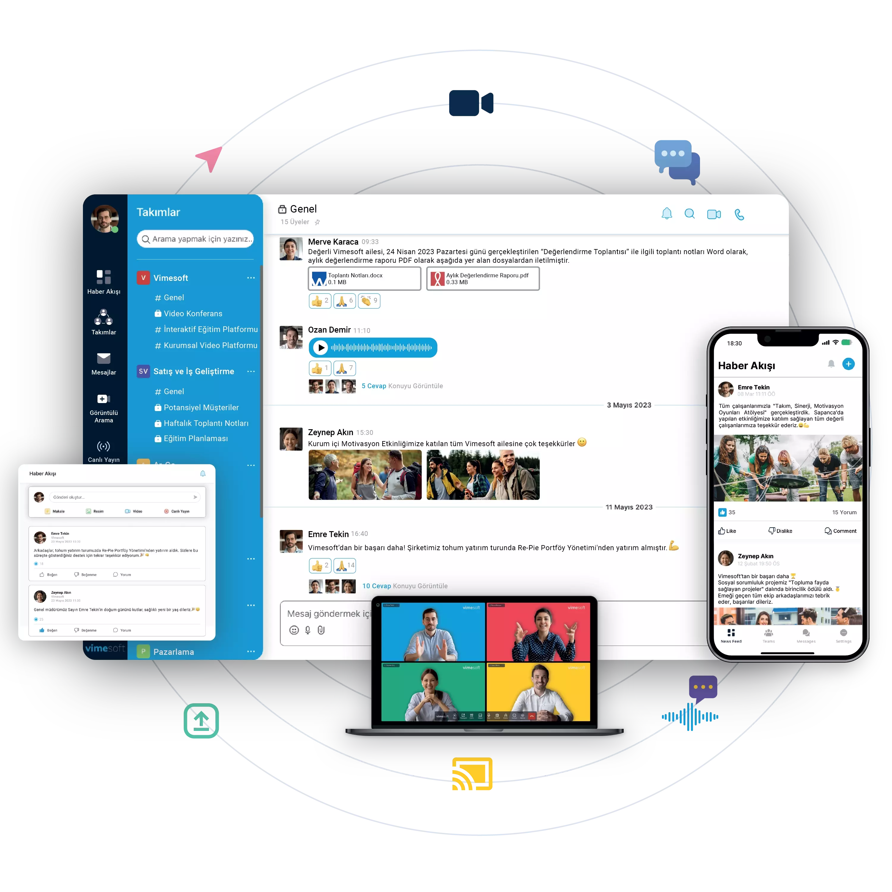 VIMESOFT - Kurumsal Mesajlaşma Platformu
